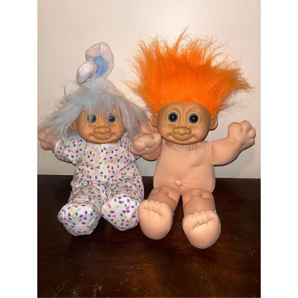 Vintage Russ kiddos 12in Trolls bundle